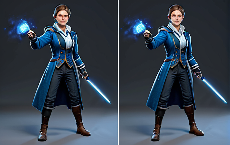 아키에이지 신규 직업 업데이트 - **Prompt:** A professional Arkheage gamer, fully clothed in modest gaming attire, skillfully using a...