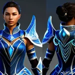 아키에이지 직업별 PvP 장비 세팅 - **ArcheAge Aggressive Mage (Fabric Armor)**
    A powerful female mage character from ArcheAge stand...