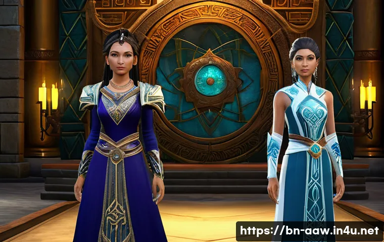 아키에이지 신규 유저 초기 설정 - **ArcheAge Character Creation: Choosing a Destiny**
    A young, imaginative female player character...